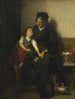 with grandmother and her cats - Rudolf Epp — artwork view