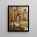 Na het bad - Rudolf Ernst — ingelijst kunstwerk aan de muur