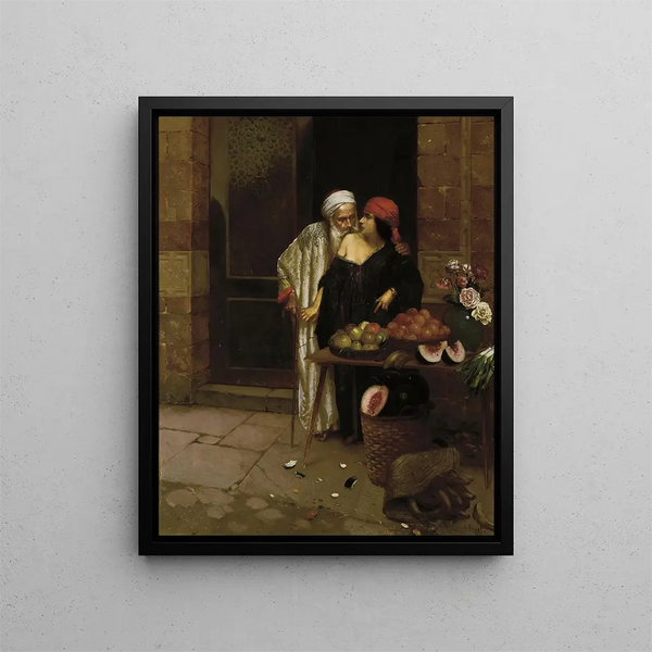 Rudolf Ernst - The Orange Seller.webp