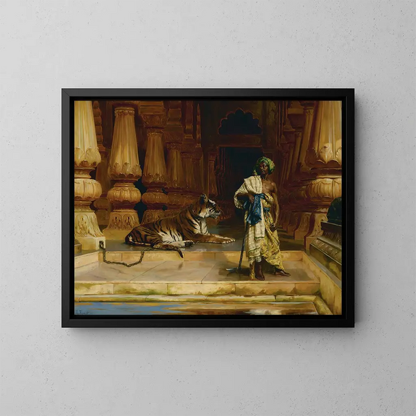 De paleiswachten - Rudolf Ernst — ingelijst kunstwerk aan de muur