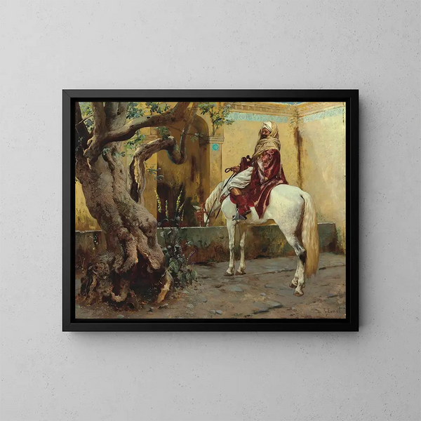 Het waterpunt - Rudolf Ernst — ingelijst kunstwerk aan de muur