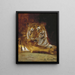 Tiger - Rudolf Ernst — framed artwork on a wall