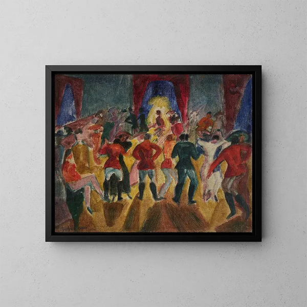 Bal des hussards - Rudolf Grossmann — ingelijst kunstwerk aan de muur