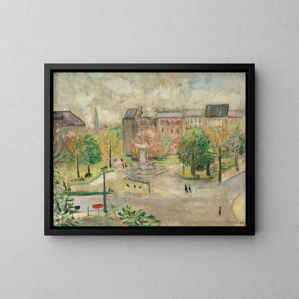 Place Ltzow - Rudolf Grossmann — ingelijst kunstwerk aan de muur