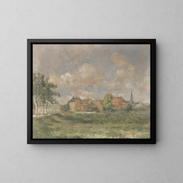 Vue de Wedel - Rudolf Hückner — ingelijst kunstwerk aan de muur