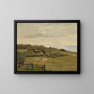 Begraafplaats in Ahrenshoop - Rudolf Hellwag — ingelijst kunstwerk aan de muur