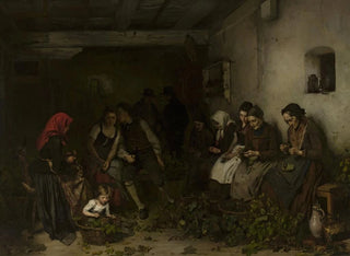 Egrenage du houblon - Rudolf Hirth du Frênes — weergave van het kunstwerk