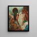 scène uit het harem - Rudolf Jelinek — ingelijst kunstwerk aan de muur