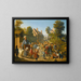De Muziekmaker - Rudolf Zink — ingelijst kunstwerk aan de muur