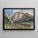Lac Altaussee en gezicht van de Trisselberg - Rudolf von Alt — ingelijst kunstwerk aan de muur