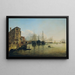 Vue de la Strada Nuova vers les Giardini Pubblici à Venise - Rudolf von Alt — ingelijst kunstwerk aan de muur