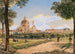 van het uitzicht op de Sint-Karlskerk en het polytechnisch instituut - Rudolf von Alt — weergave van het kunstwerk