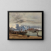 Uitzicht op San Giorgio Maggiore vanaf de Mole in Venetië - Rudolf von Alt — ingelijst kunstwerk aan de muur