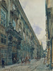 the Winter Palace of Prince Eugene of Savoy in Himmelpfortgasse in Vienna - Rudolf von Alt — artwork view