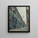 the Winter Palace of Prince Eugene of Savoy in Himmelpfortgasse in Vienna - Rudolf von Alt — framed artwork on a wall