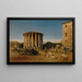 Het tempel van Vesta in Rome - Rudolf von Alt — ingelijst kunstwerk aan de muur