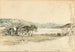 Huizen bij het meer van Attersee studie - Rudolf von Alt — weergave van het kunstwerk