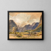 Meer van Hallstatt - Rudolf von Alt — ingelijst kunstwerk aan de muur
