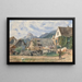 Einde van de zomer in Liezen - Rudolf von Alt — ingelijst kunstwerk aan de muur