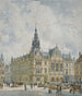 Stadhuis in renaissancestijl - Rudolf von Alt — weergave van het kunstwerk