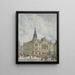 Stadhuis in renaissancestijl - Rudolf von Alt — ingelijst kunstwerk aan de muur