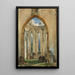 Ruïne van een kerk - Rudolf von Alt — ingelijst kunstwerk aan de muur