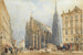 Stephansplatz - Rudolf von Alt — weergave van het kunstwerk
