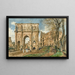 L'Arc de Constantin et le Colisée Rome - Rudolf von Alt — ingelijst kunstwerk aan de muur