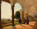 De dood van Torquato Tasso in Sant'Onofrio aan het Gianicolo, Rome - Rudolf von Alt — weergave van het kunstwerk
