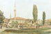 Vue du palais des Khans à Bakhtchissaraï, Crimée - Rudolf von Alt — weergave van het kunstwerk
