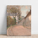 Reproductie van het schilderij Straat in Ville-d'Avray - Alfred Sisley