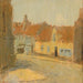 Rue de Village - Frank Edwin Scott — weergave van het kunstwerk