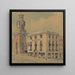 Rue de l'État et de la Chapelle, New Haven - Henry Austin — ingelijst kunstwerk aan de muur