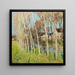 Stream lined with poplars - Pierre-Eugène Montzin — wall display of the artwork