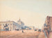 Uitzicht op Sint-Petersburg - Russische school — weergave van het kunstwerk