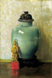 Pot Chinees groen - Ruth Payne Burgess — weergave van het kunstwerk