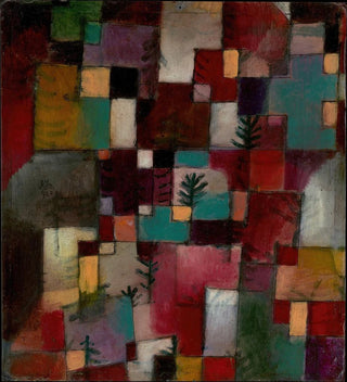 Rythmes Rouge-Vert et Violet-Jaune - Paul Klee