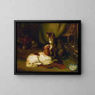 Vuur van vreugde gelukkig - S M Smith — ingelijst kunstwerk aan de muur