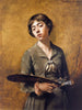 Zelfportret - Sabine Lepsius — weergave van het kunstwerk