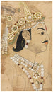 Portrait du Maharaja Pratap Singh 1764-1803 - Sahib Ram — weergave van het kunstwerk