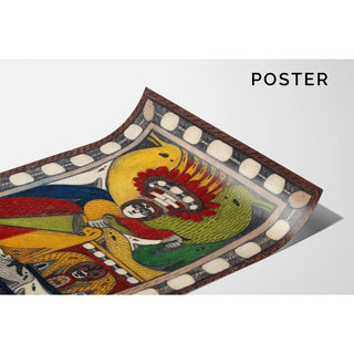 Saint Adolf Roosali - Adolf Wölfli | Reproduction Tableau Décoration murale affiche copie