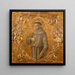 Sint Franciscus - Benvenuto di Giovanni — ingelijst kunstwerk aan de muur