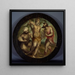 Sint Ignatius van Antiochië uitwendig geopend door de beulen van Trajan - Domenico Beccafumi — wandpresentatie van het kunstwerk