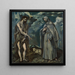 Sint-Jan de Doper en Sint-Franciscus van Assisi - Atelier van El Greco — ingelijst kunstwerk aan de muur