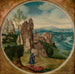 Sint-Jerome in een landschap - Lucas Gassel — weergave van het kunstwerk