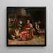 Sint Lucas - Frans Floris — ingelijst kunstwerk aan de muur