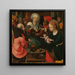 Heiligheid van de Verwantschap - Meester van de Aanbidding van Lille — ingelijst kunstwerk aan de muur