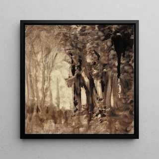 Saints Luttant dans les Arbres après la Nuit - Robert Swain Gifford