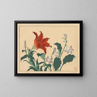 Lys - Sakai Hōitsu — ingelijst kunstwerk aan de muur