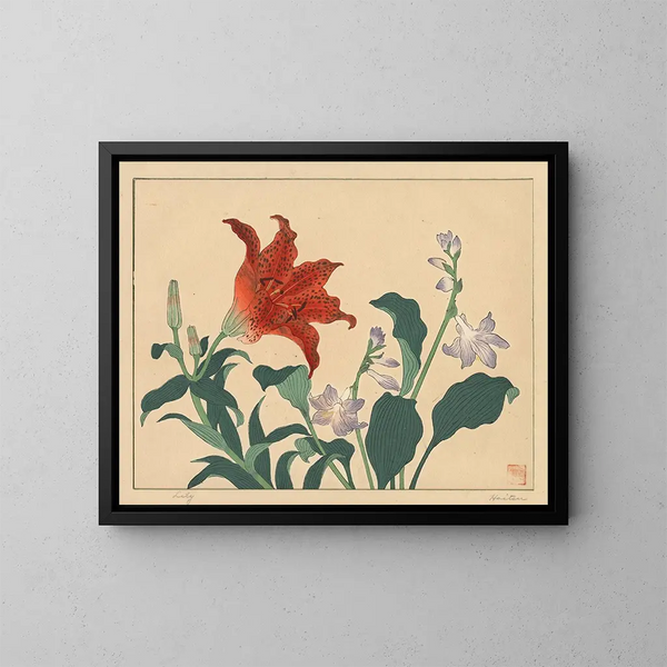 Lys - Sakai Hōitsu — ingelijst kunstwerk aan de muur